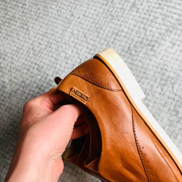 PIKOLINO'S Warm Brown Soft Leather Almond Toe Mules 39/8.5 Slip On 39/ - Picture 4 of 9